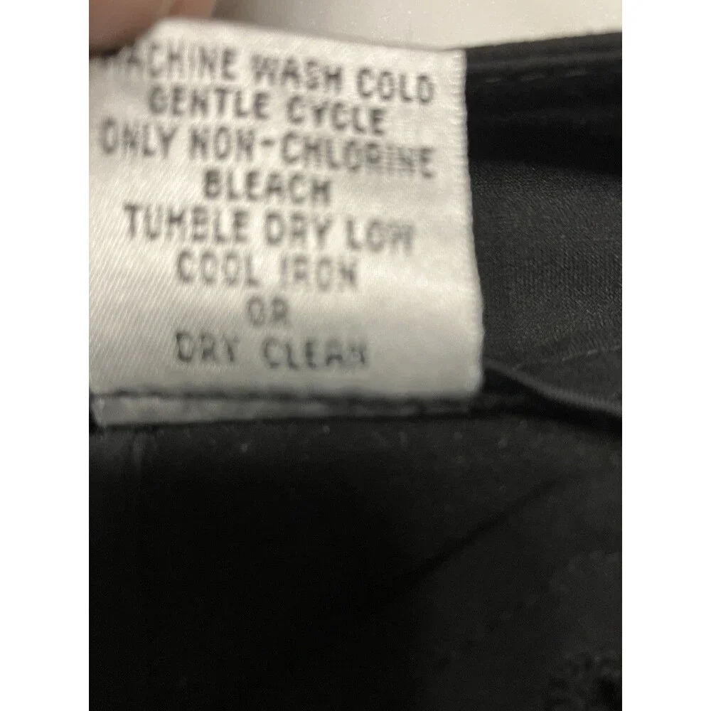 Talbots Petites Stretch Womens Black Dress Pants Size 4 - Picture 4 of 6